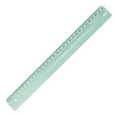 A Régua Plástica 30cm Dello Verde Pastel Serena é leve e resistente, ideal para medições e traçados em atividades escola