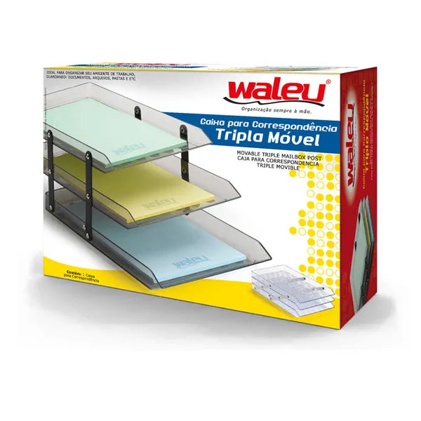 CAIXA CORRESPONDENCIA TRIPLO WALEU