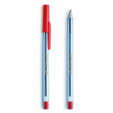 CANETA ESFEROGRAFICA FINA 0.7MM VERMELHA COMPACTOR