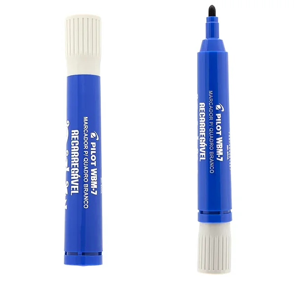 CANETA QUADRO BRANCO AZUL WBM-7 RECARREGAVEL PILOT