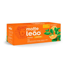CHA MATTE LARANJA C/25 SAQUINHOS LEAO