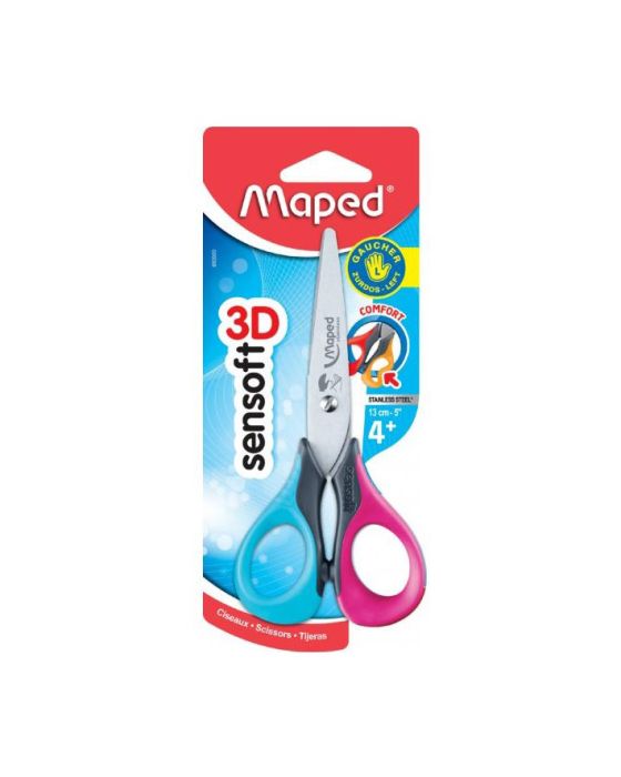 TESOURA ESCOLAR 13CM SENSOFT 3D BLS C/1  069300 MAPED