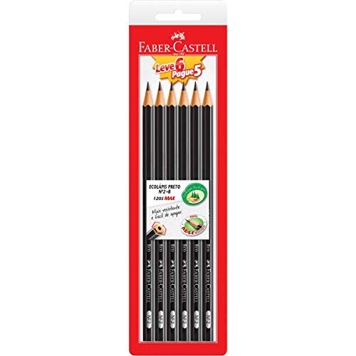 LAPIS GRAFITE FABER 1205 LEVE 6 PAGUE 5