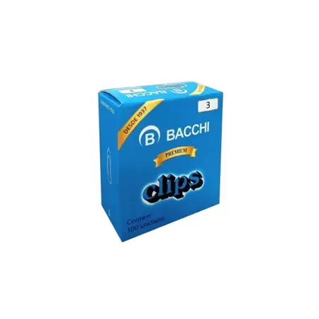CLIPS METAL 3/0 C/100 BACCHI