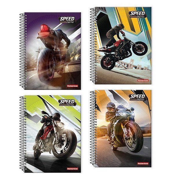 CADERNO 15X1 CAPA DURA PANAMERICANA RALLY 300FLS