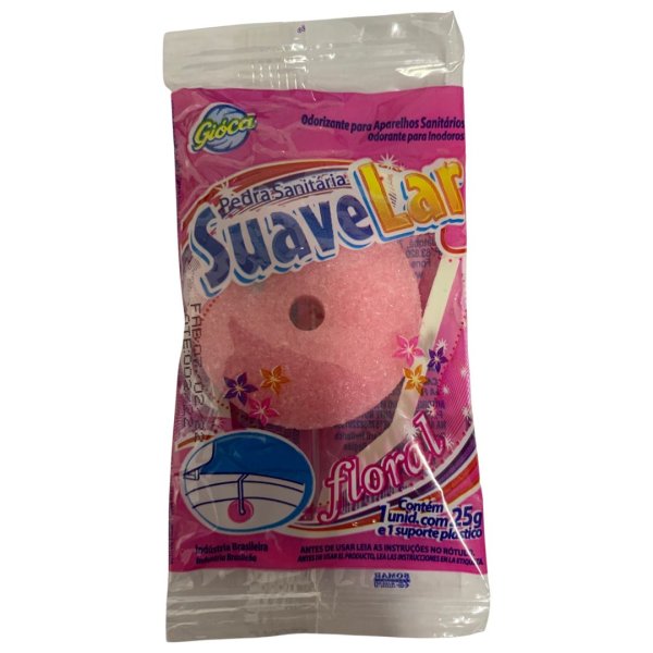 PEDRA SANITARIA FLORAL 25G SUAVELAR