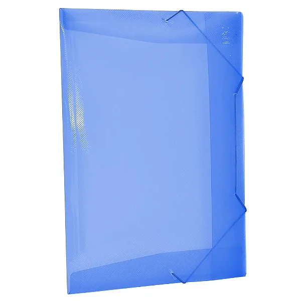 PASTA ELASTICO PP OFICIO FINA AZUL DAC