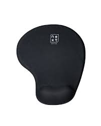 MOUSE PAD C/ APOIO DE PUNHO EM GEL PRETO NEXT OFFICE CT01