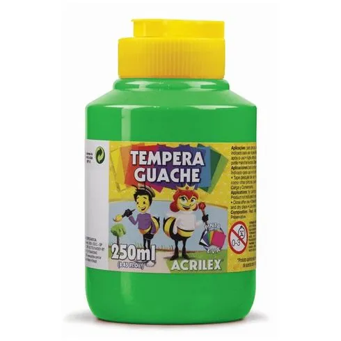 TINTA GUACHE 250 ML VERDE FOLHA ACRILEX