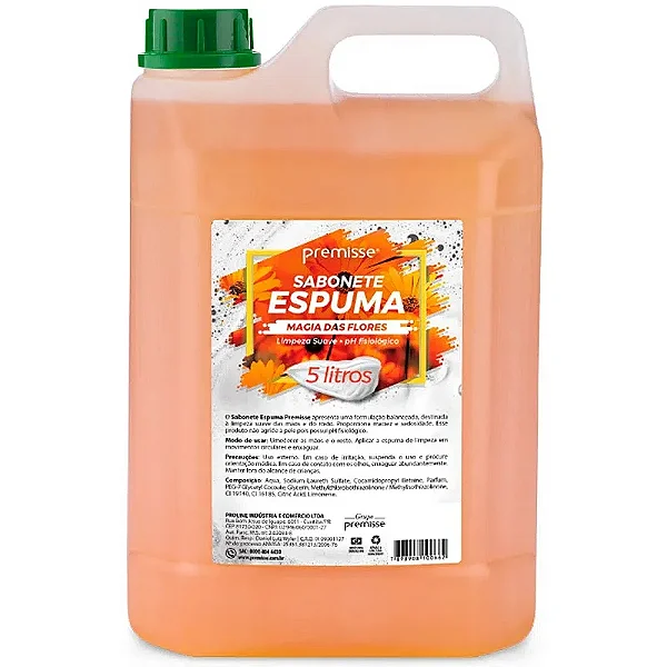 SABONETE ESPUMA 5L MAGIA DAS FLORES PREMISSE C10216