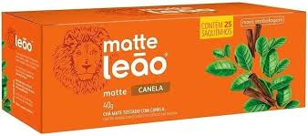 CHA MATE CANELA C/25 SAQUINHOS LEAO