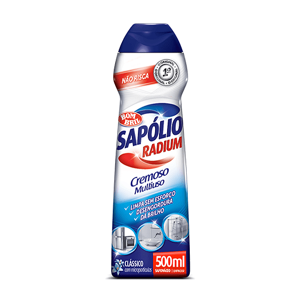 SAPONACEO CREMOSO 250ML CLASSICO SAPOLIO RADIUM BOMBRIL