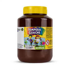 TINTA GUACHE 500ML MARROM ACRILEX 531