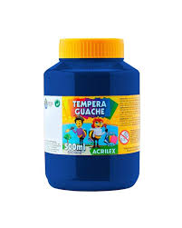 TINTA GUACHE 500ML AZUL TURQUESA ACRILEX 501