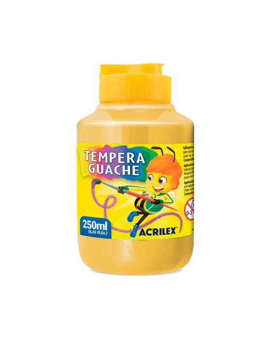 TINTA GUACHE 250ML AMARELO PELE ACRILEX 538