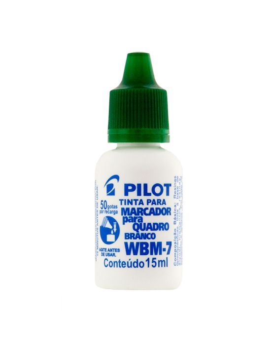 TINTA REABASTECEDOR MARCADOR WBM-7 VERDE PILOT