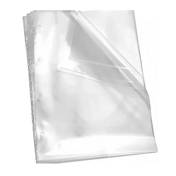 ENVELOPE PLASTICO OFICIO 4 FUROS GROSSO