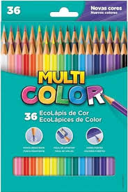 LAPIS DE COR 36 CORES MULTICOLOR SUPER 113600N