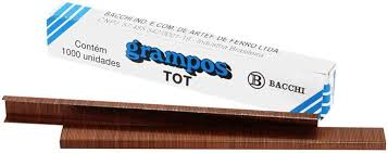 GRAMPO P/GRAMPEADOR TOT COBREADO C/1000 BACCHI