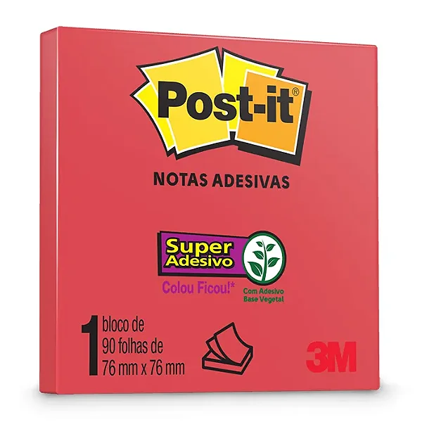 POST-IT TELHA 76 X 76 MM 90 FOLHAS