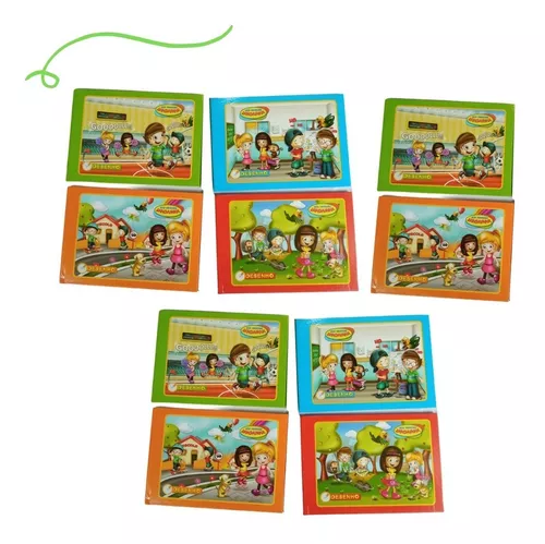 CADERNO 1/4 BROCHURA CAPA DURA DESENHO 40FLS