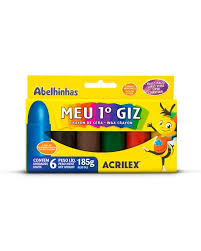 GIZ DE CERA 6 CORES MEU PRIMEIRO GIZ 9506 ACRILEX