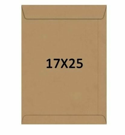ENVELOPE KRAFT 17X25 80g 0120 C/100 FORONI