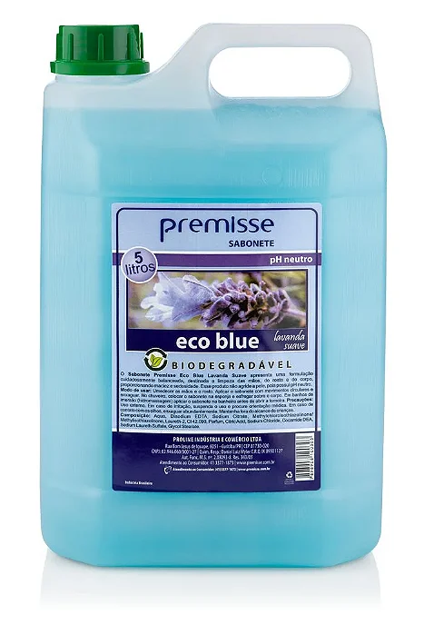 SABONETE LIQUIDO 5L ECO BLUE LAVANDA PREMISSE C10309
