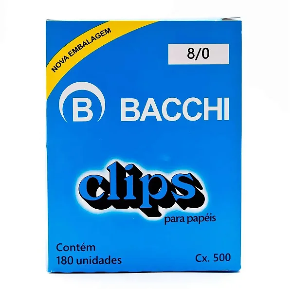 CLIPS METAL 8/0 C/180 BACCHI