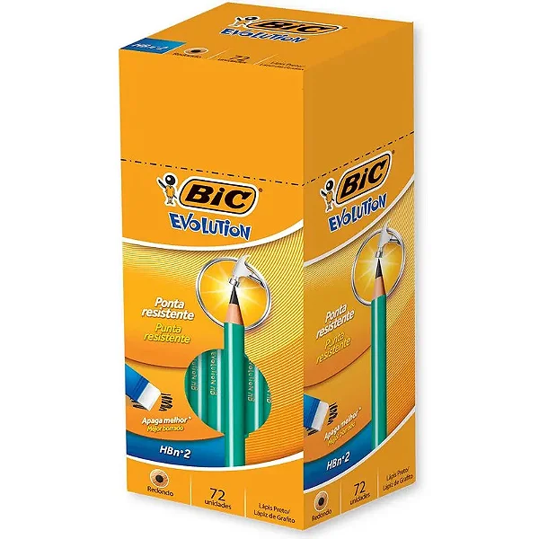 LAPIS GRAFITE REDONDO EVOLUTION BIC