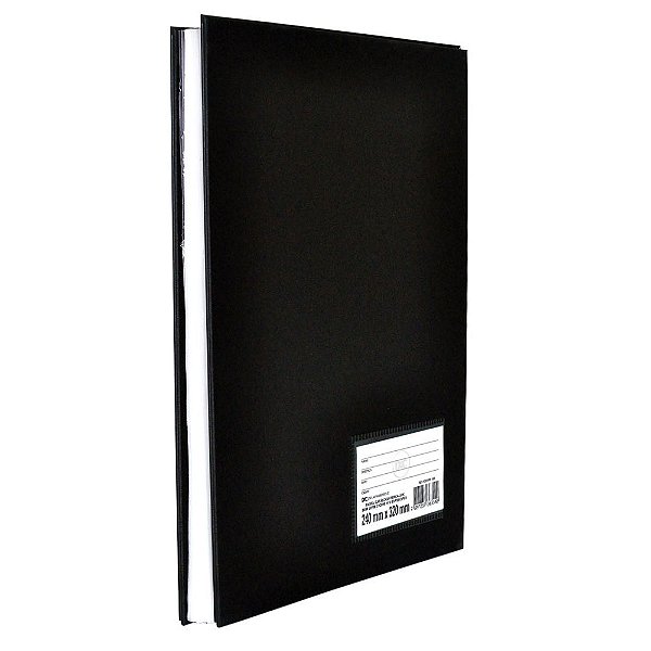 PASTA CATALOGO C/50 PLASTICOS PRETA DAC