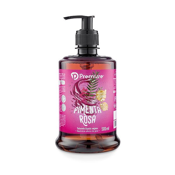 SABONETE VEGANO PIMENTA ROSA 500ML
