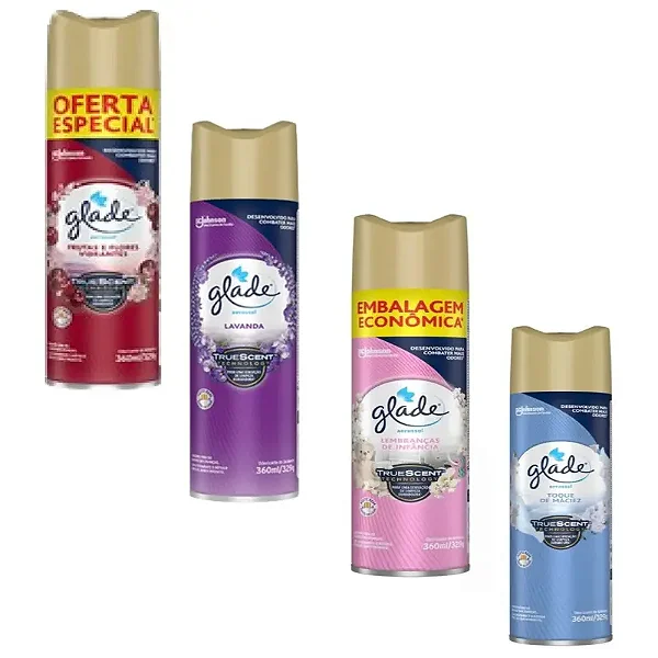 PURIFIFICADOR AR GLADE AEROSOL 360ml - DIVERSOS