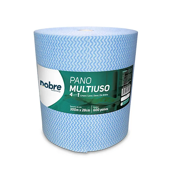 PANO MULTIUSO AZUL ROLO DE 28CM X 300M NOBRE