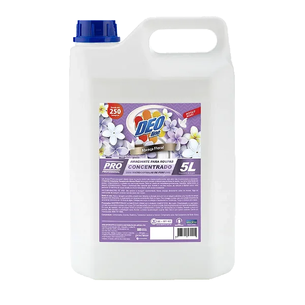 AMACIANTE CONCENTRADO ABRACO FLORAL 5 LITROS DEOLINE