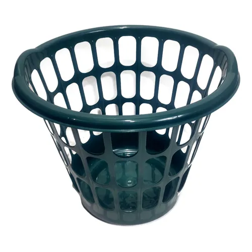 CESTO TELADO PLASTICO 25L VERDE ESCURO