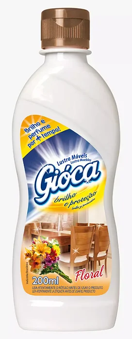 LUSTRA MOVEIS FLORAL 200 ML GIOCA