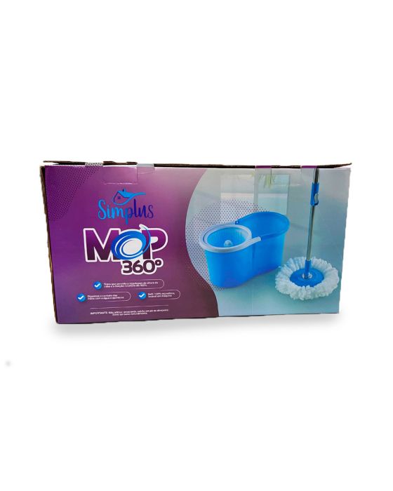 BALDE MOP ESFREGAO 360 GIRATORIO SIMPLUS 8L BOMPACK