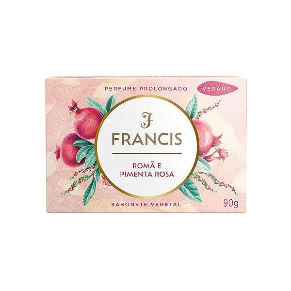 SABONETE BARRA FRANCIS ROMA E PIMENTA ROSA  - CAIXA