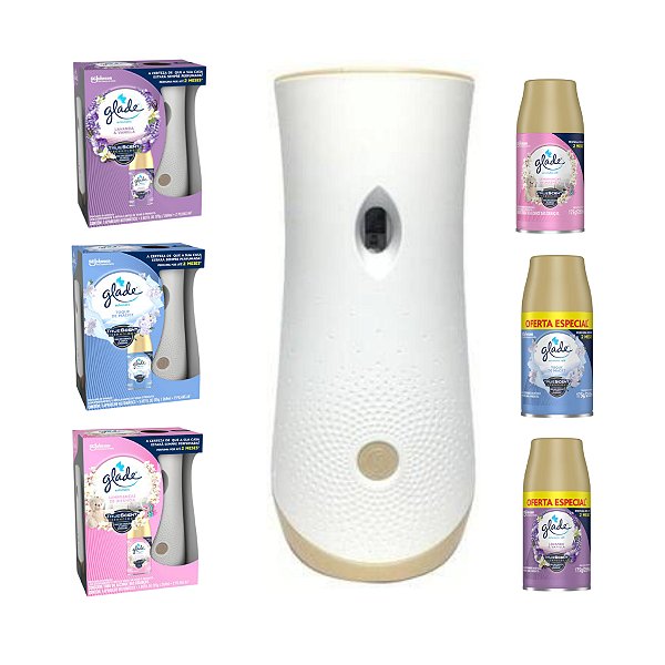DIFUSOR DE AMBIENTES GLADE AUTOMATIC APARELHO + REFIL 269ML