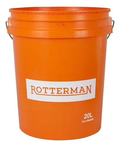 BALDE MULTIUSO COM CAPACIDADE DE 20 LITROS ROTTERMAN COR LARANJA