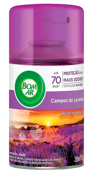 ODORIZADOR BOM AR FRESHMATIC LAVANDA REFIL 250ML