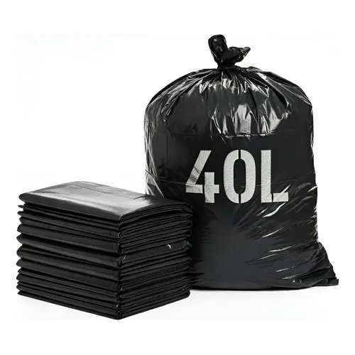SACO DE LIXO 40L PRETO REFORÇADO 6MC C/50 PV