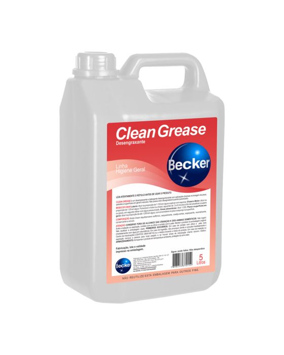 DESENGRAXANTE E DETERGENTE CLEAN GREASE 5L PA1023 BECKER