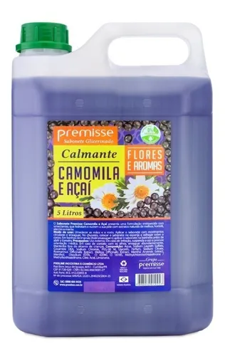SABONETE LIQUIDO 5L ACAI CAMOMILA PREMISSE 10320
