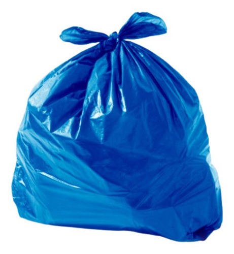 SACO DE LIXO 105L AZUL LEVE 3MC C/50 ECOPLAN
