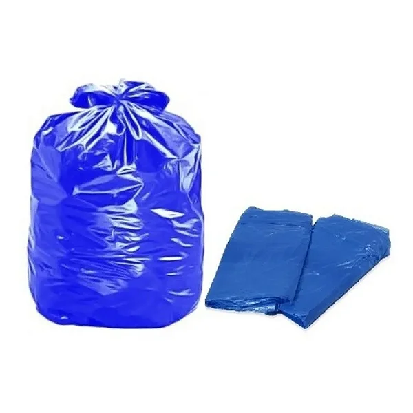 SACO DE LIXO 100L AZUL LEVE 6 MICRAS C/100