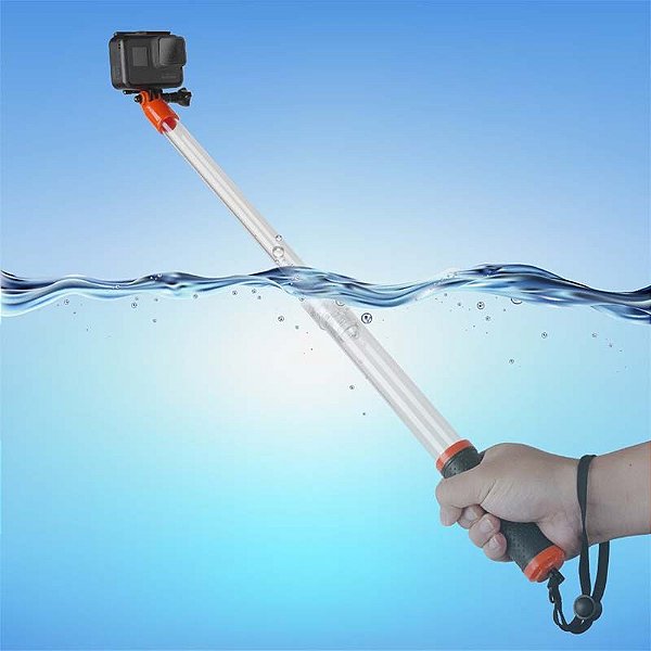 Bastão Flutuante Extensor Pau de Selfie Monopod para GoPro