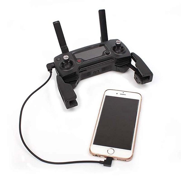 Cabo OTG Controle Remoto Drone DJI - Micro USB x Micro USB