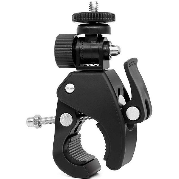 Suporte de Guidão Mosquetão Bicicleta Moto Barra para GoPro